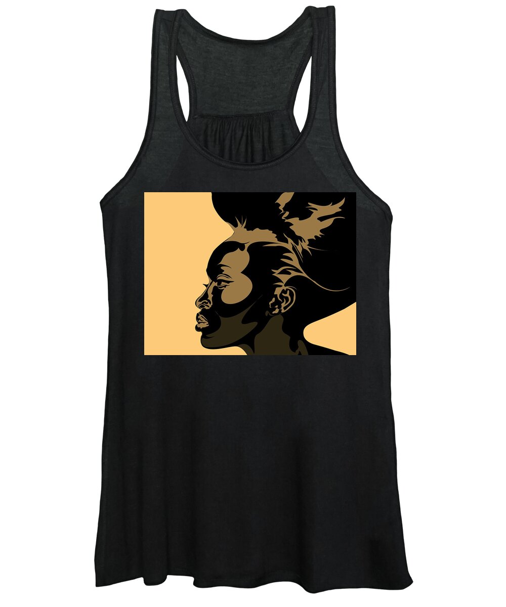 Queen Women's Tank Top featuring the digital art Updoo by Scheme Of Things Graphics