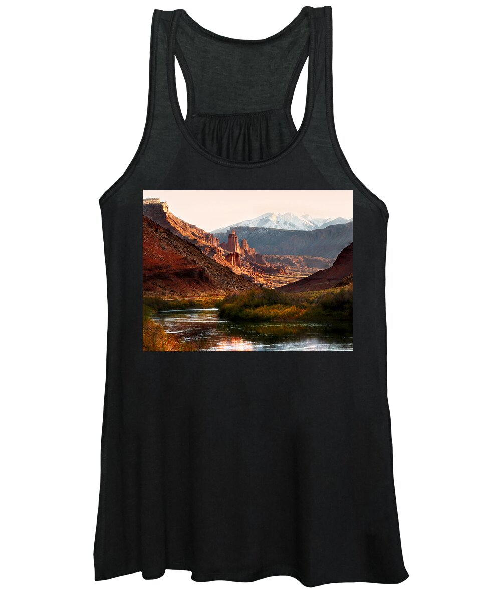 Geology Women's Tank Top featuring the photograph Utah Colorado River Spires by Marilyn Hunt