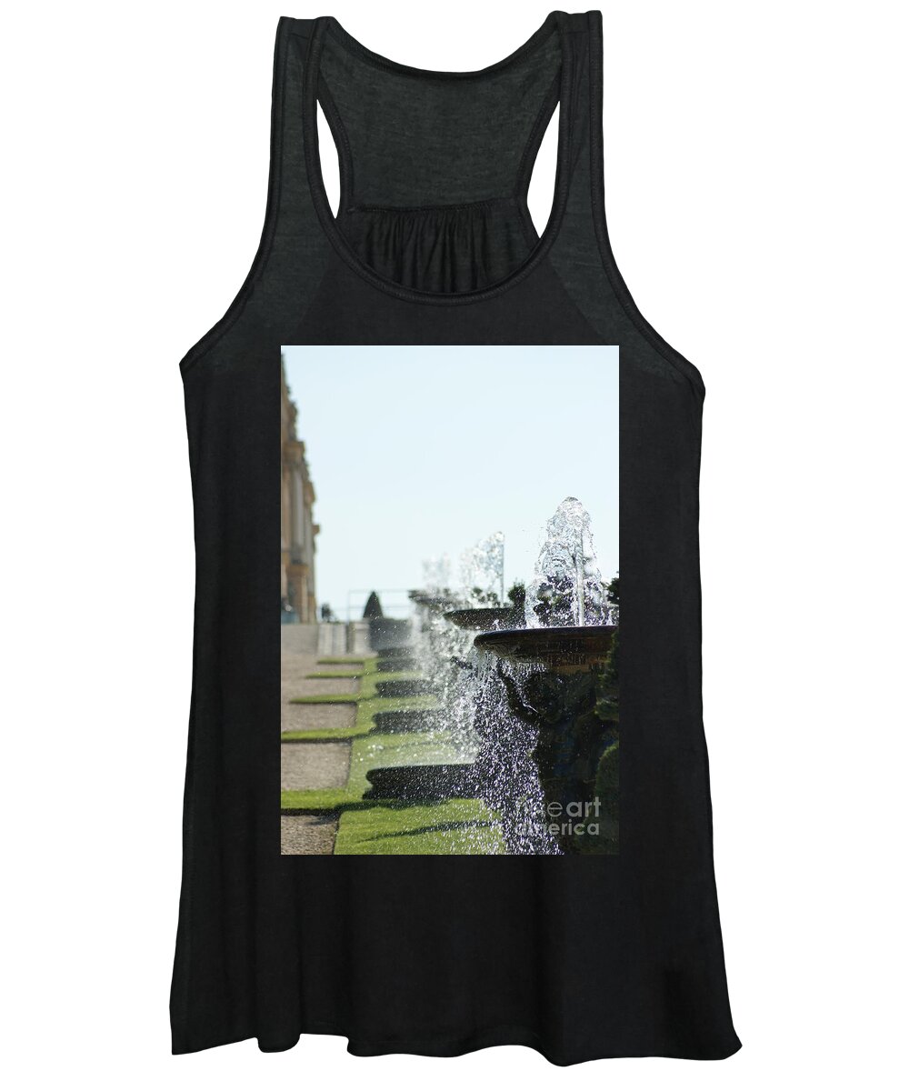 Versailles Women's Tank Top featuring the photograph Versailles fountains by Christine Jepsen