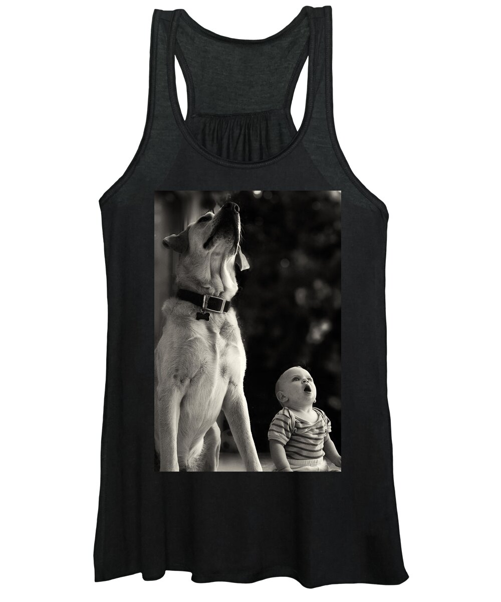 Child Women's Tank Top featuring the photograph What Is That by Stelios Kleanthous
