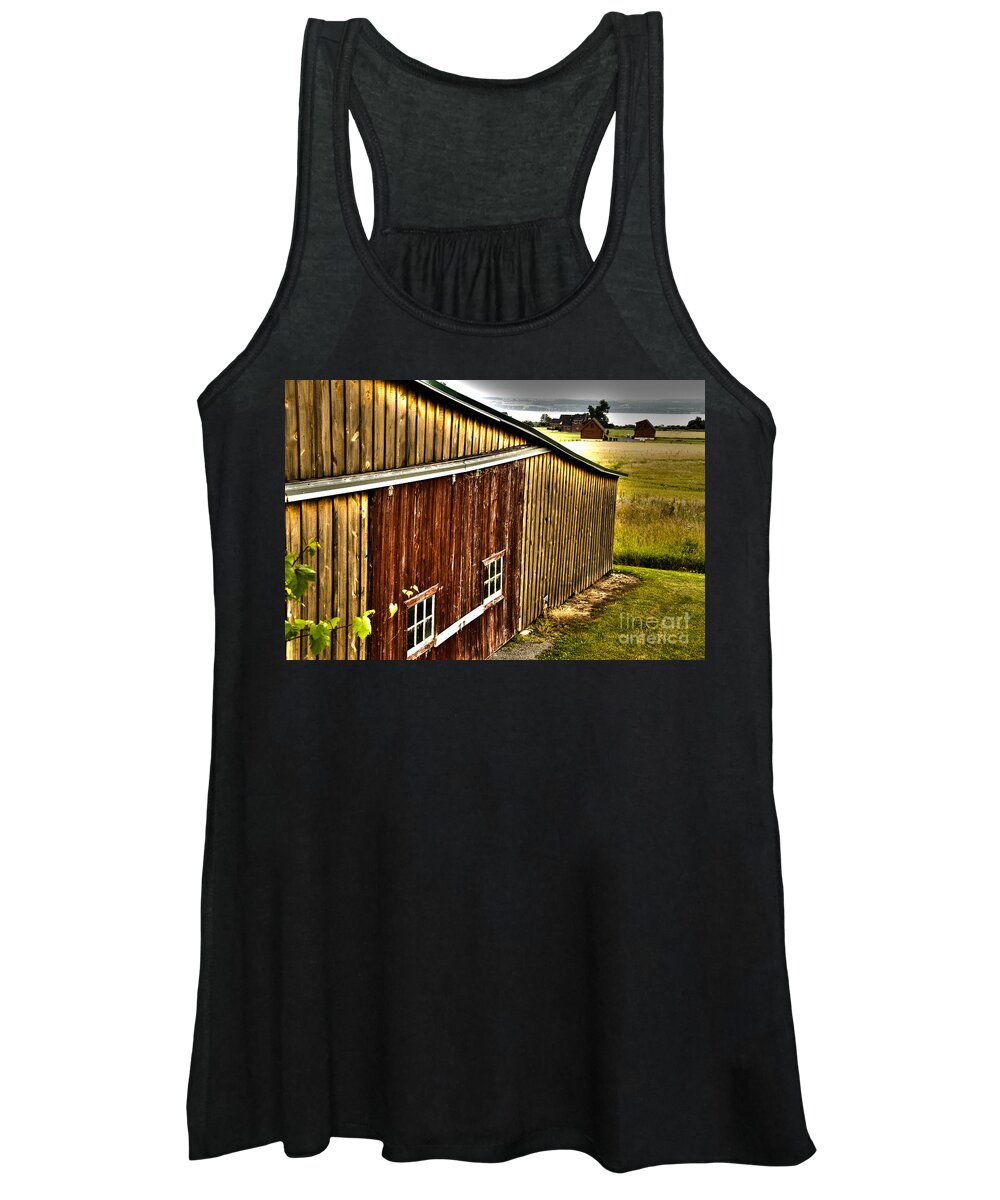 Wine Women's Tank Top featuring the photograph Wine Barn by William Norton