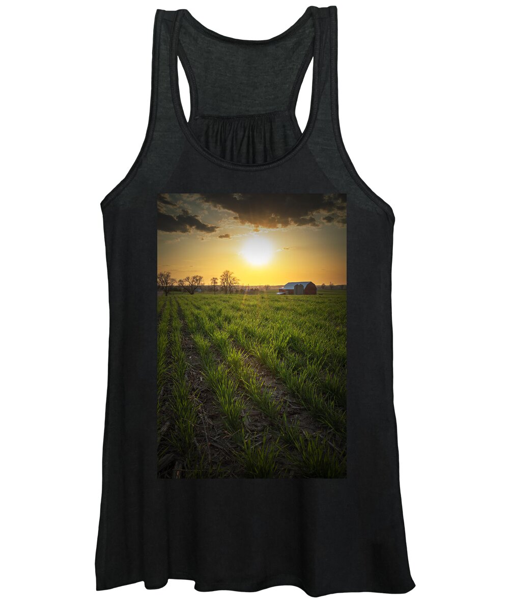 Farm Women's Tank Top featuring the photograph Wisconsin Farm by James Meyer