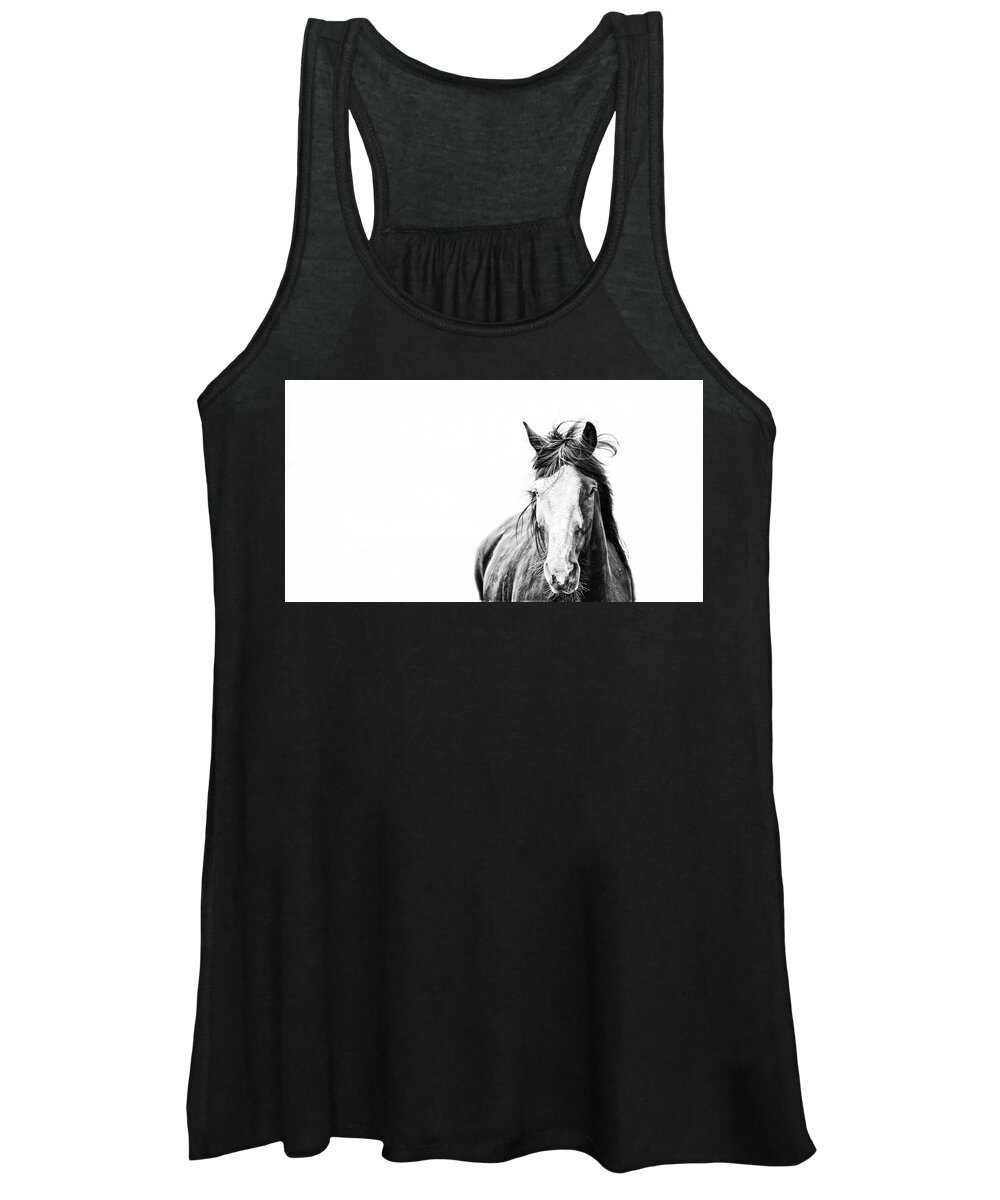 Horse Women's Tank Top featuring the photograph You and I by Ryan Courson