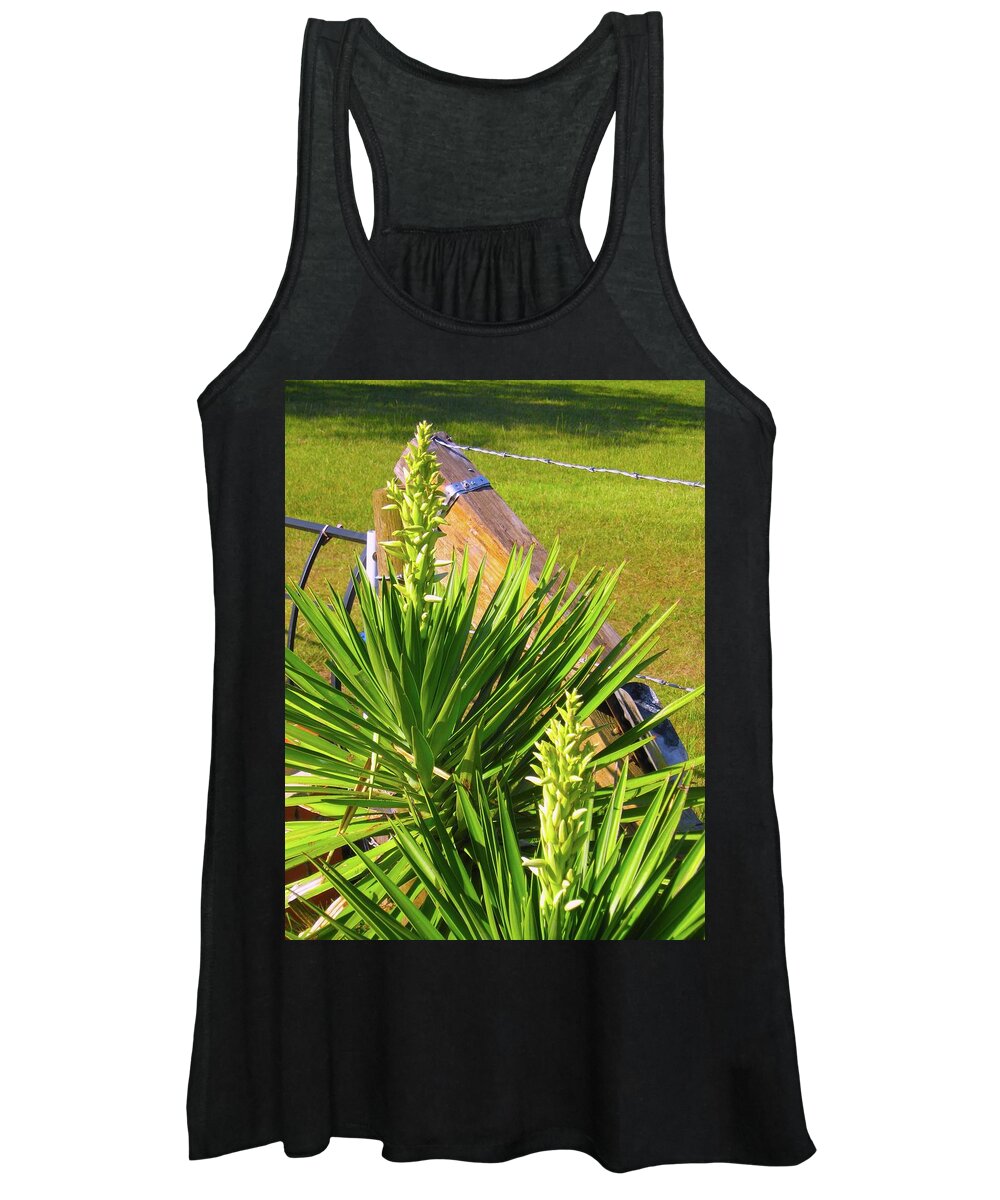 Yucca Women's Tank Top featuring the photograph Yucca Dreams by Judith Lauter