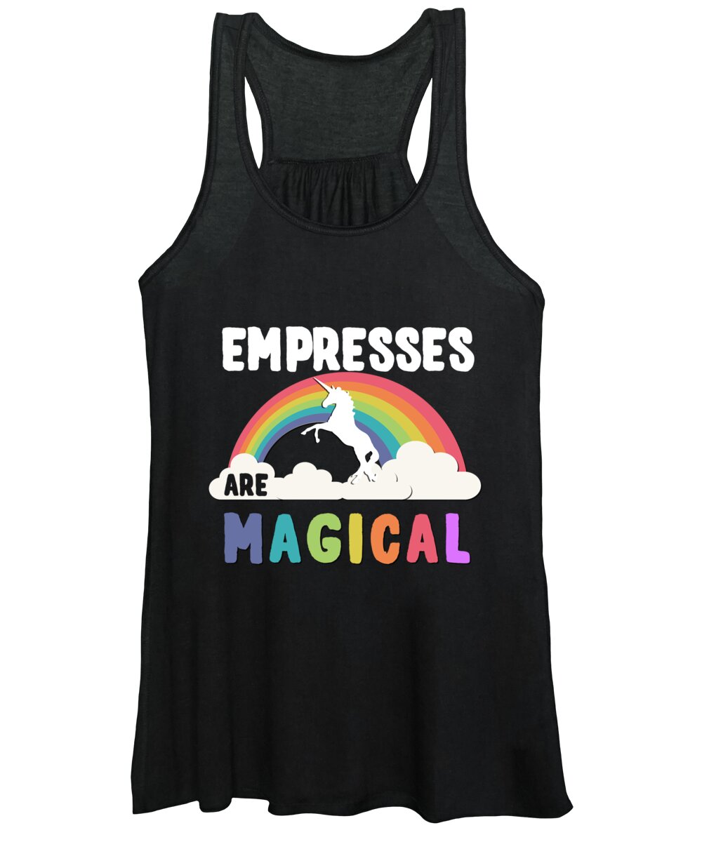 Unicorn Women's Tank Top featuring the digital art Empresses Are Magical #1 by Flippin Sweet Gear