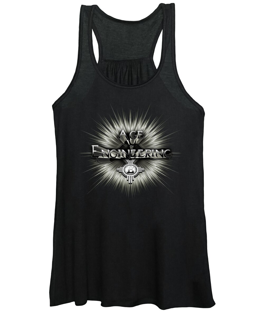 Engineer Women's Tank Top featuring the digital art Age Of Engineering ISOTXT by Rolando Burbon