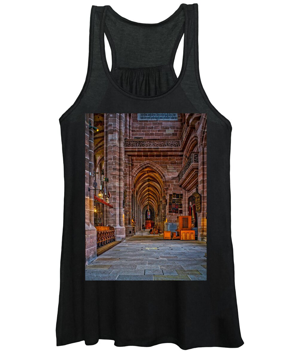 Church Women's Tank Top featuring the photograph Amped Up Arches by Tom Gresham