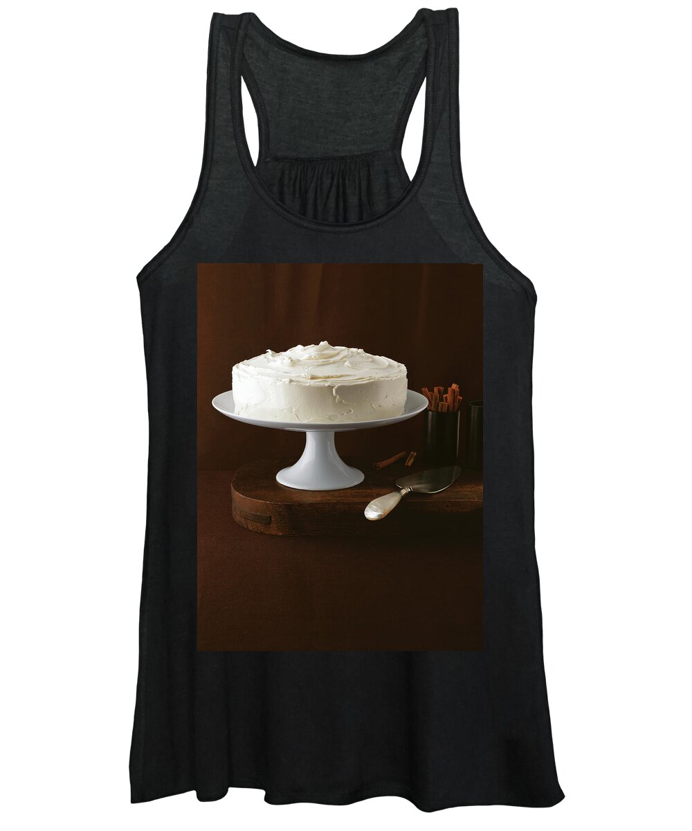 #new2022 Women's Tank Top featuring the photograph Cider Spice Cake by Romulo Yanes