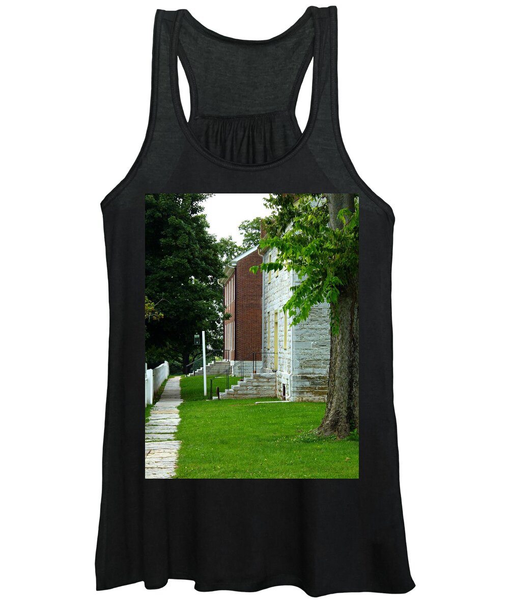 Shaker Village Women's Tank Top featuring the photograph Country Urban by Mike McBrayer