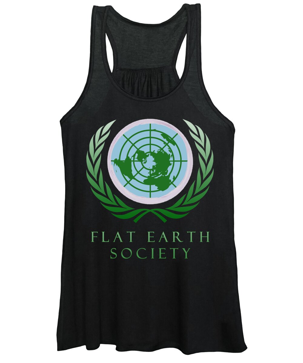Flat Earth Women's Tank Top featuring the photograph Flat Earth Society by Megan Miller