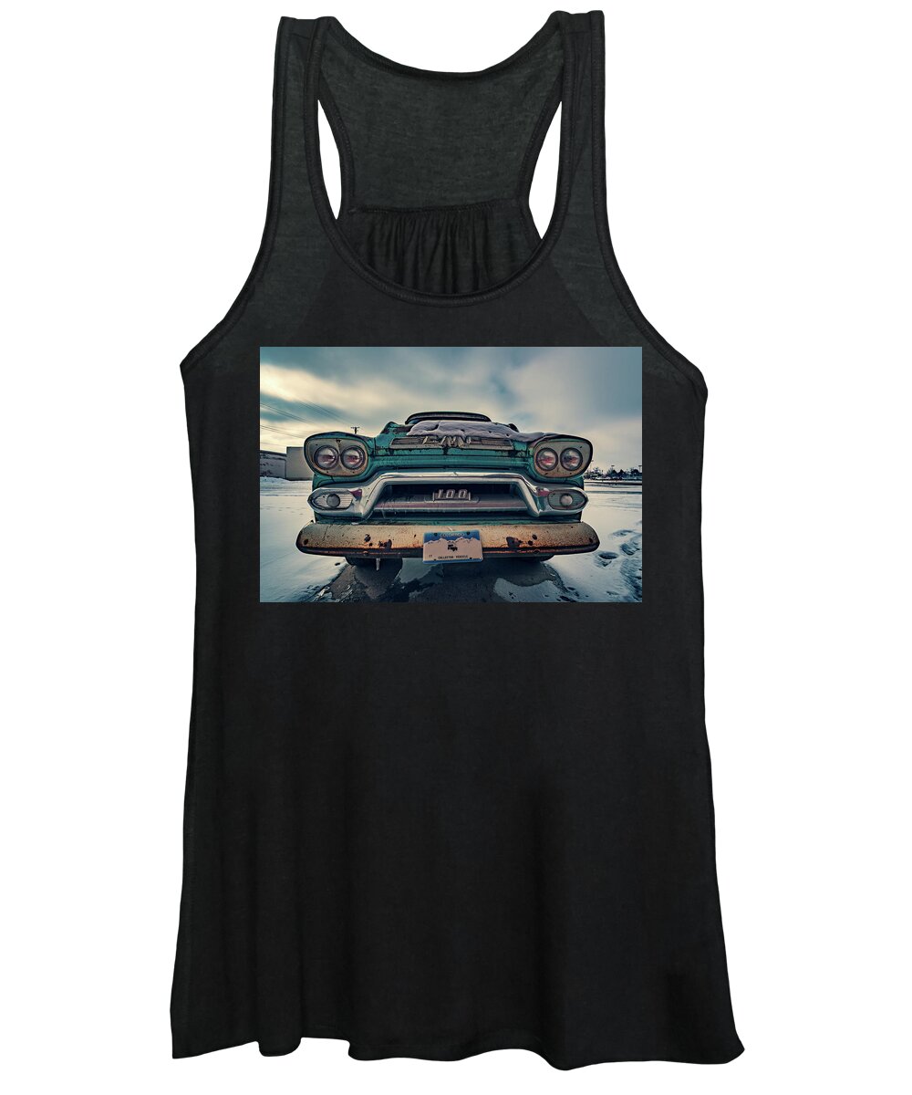 Classic Women's Tank Top featuring the photograph Frozen GMC Truck by Christopher Thomas
