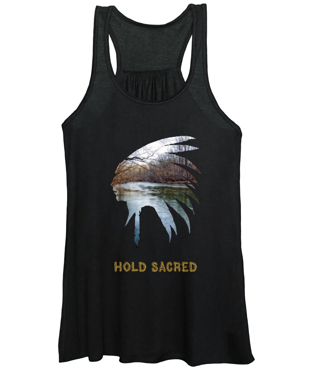 2d Women's Tank Top featuring the photograph Hold Sacred Text by Brian Wallace