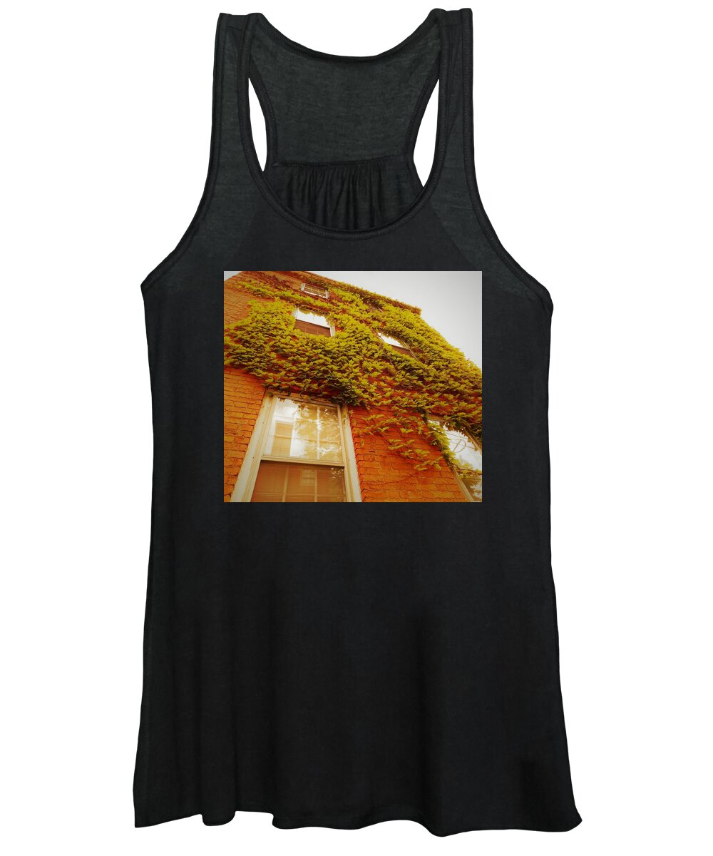 Ivy Women's Tank Top featuring the photograph - Ivy - Portsmouth NH by THERESA Nye