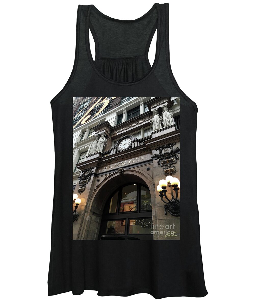 Macy's Women's Tank Top featuring the photograph Macys Herald Square NYC by CAC Graphics