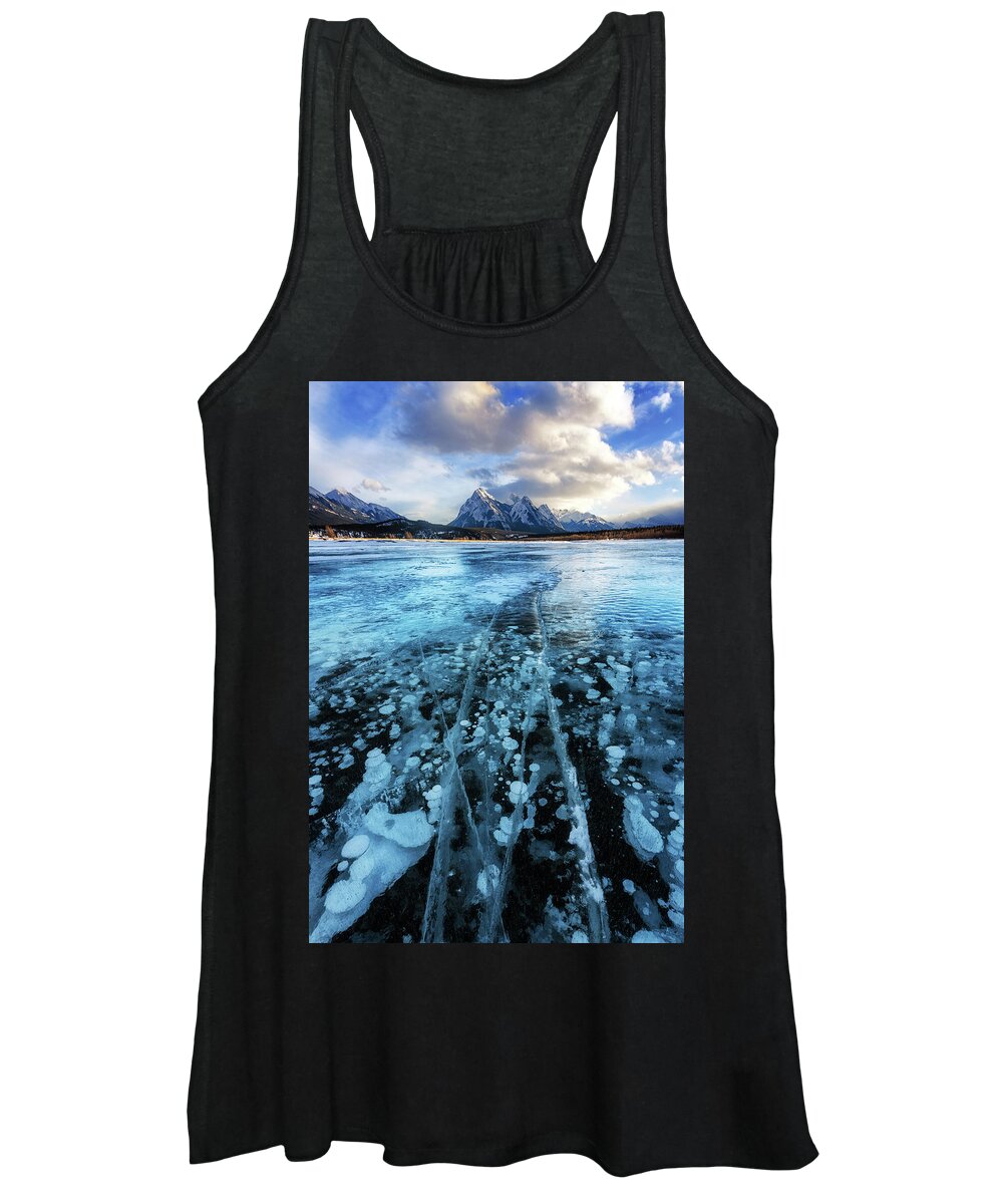 Abraham Women's Tank Top featuring the photograph Magnificent Ice by Alex Mironyuk