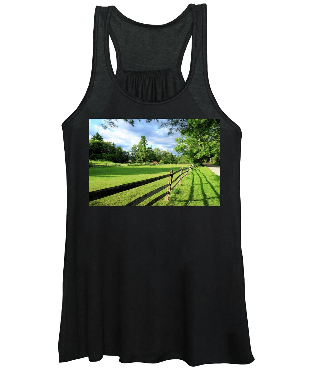 New England Women's Tank Top featuring the photograph New England Field #1620 by Michael Fryd