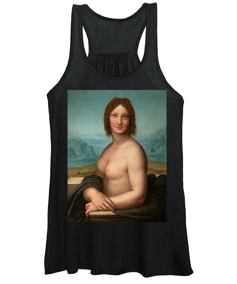 Nude Mona Lisa Women's Tank Top by Leonardo da Vinci - Fine Art