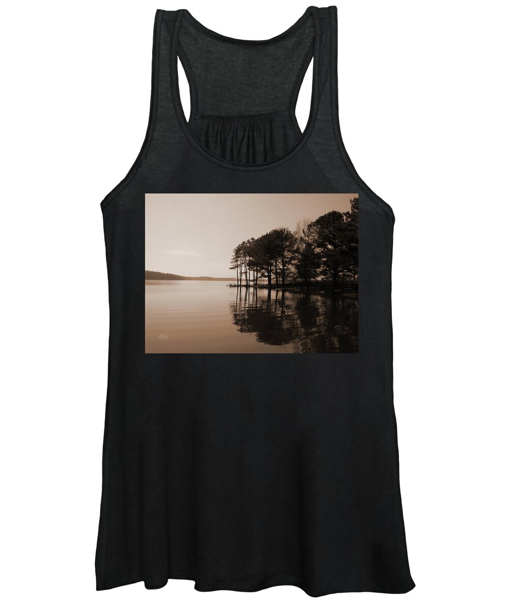 Quiet Women's Tank Top featuring the photograph Quiet Reflection by Michael Frank