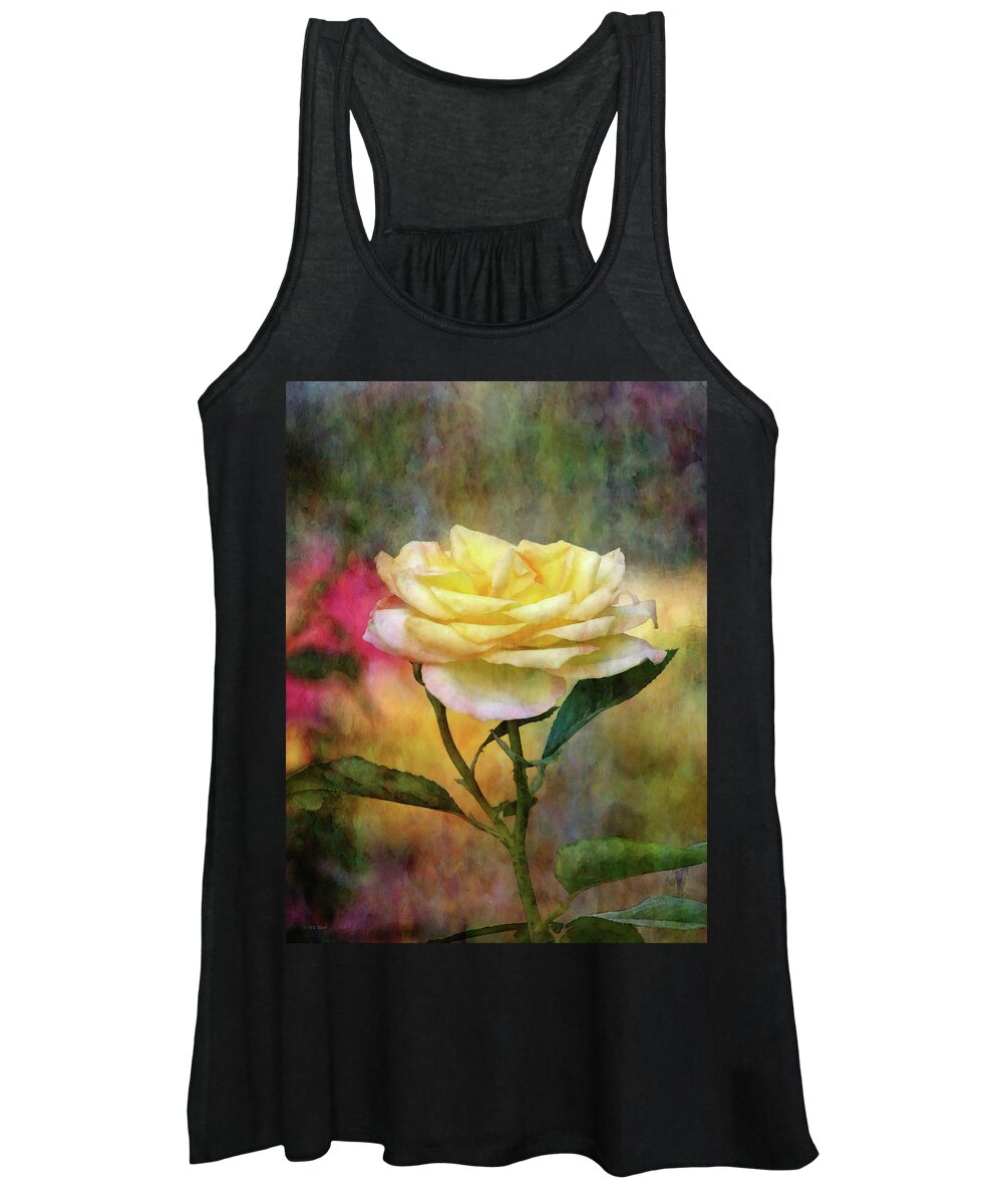 Impressionist Women's Tank Top featuring the photograph Slight Yellow 5570 IDP_2 by Steven Ward