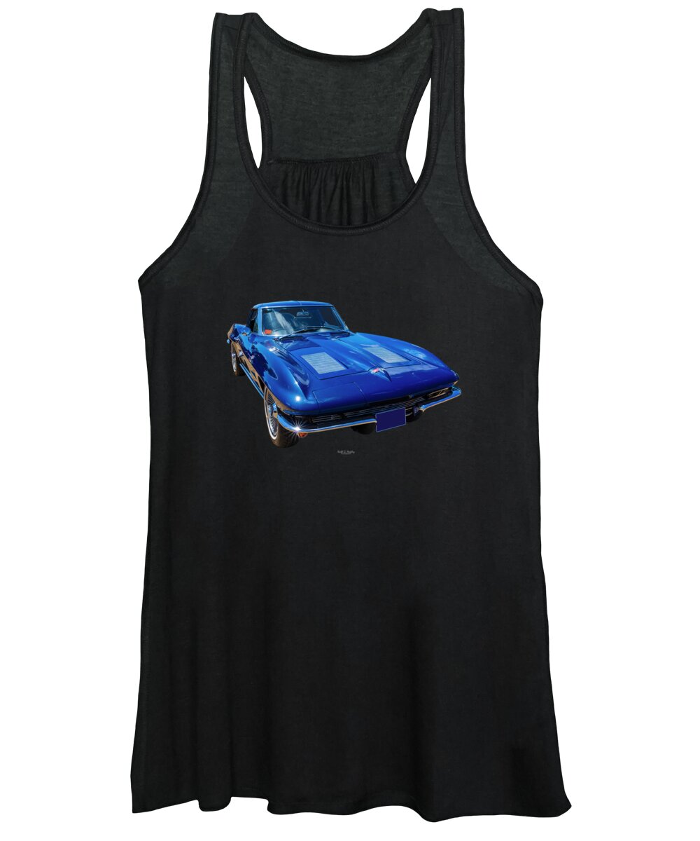 Car Women's Tank Top featuring the photograph Split Window Vette by Keith Hawley