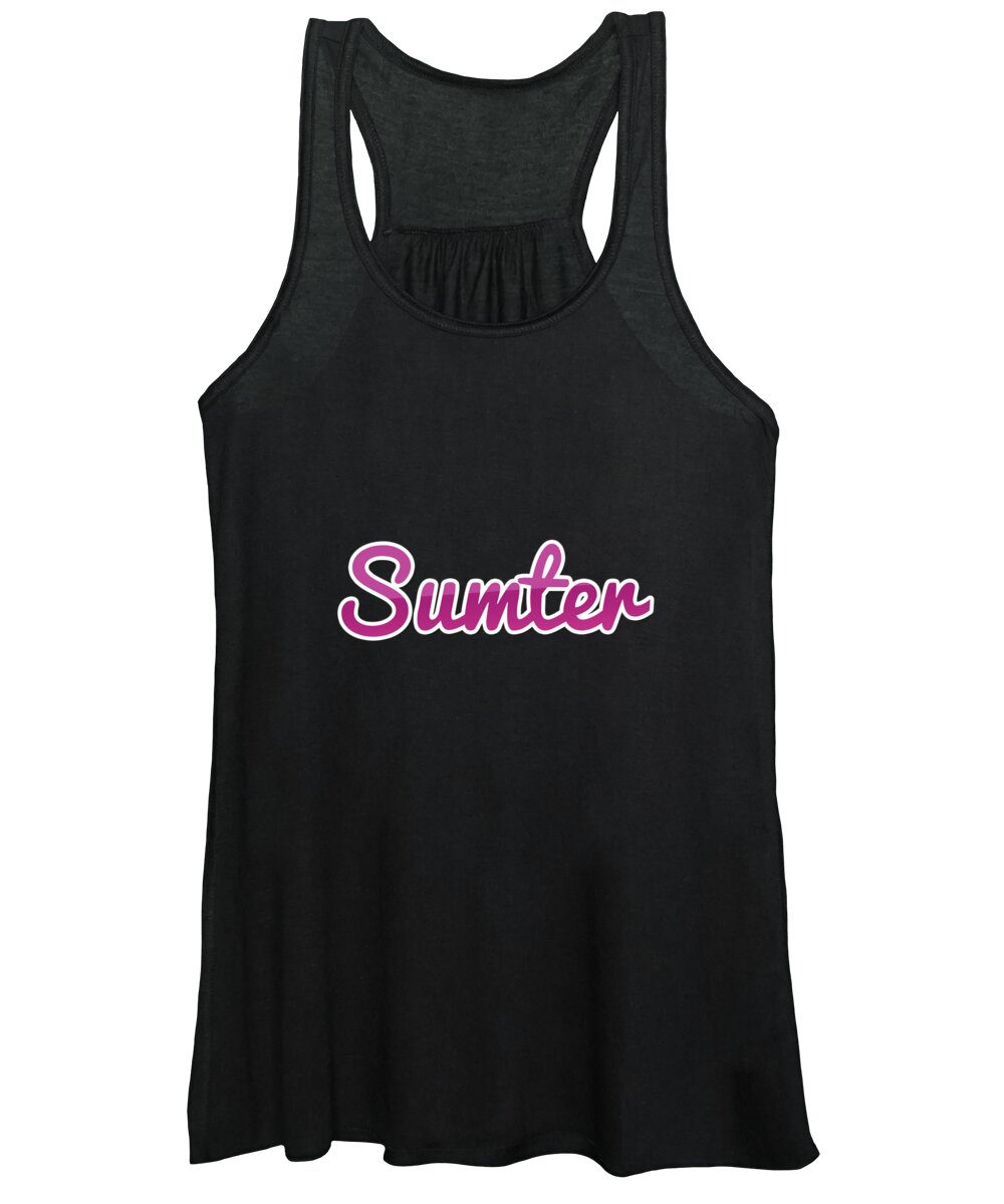 Sumter Women's Tank Top featuring the digital art Sumter #Sumter by TintoDesigns