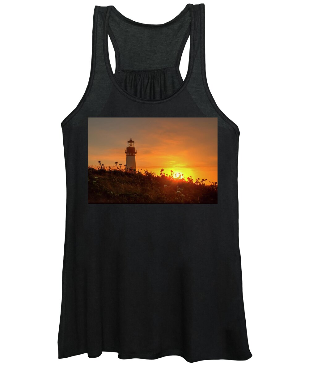 Yaquina Head Women's Tank Top featuring the photograph Yaquina Head 0021 by Kristina Rinell