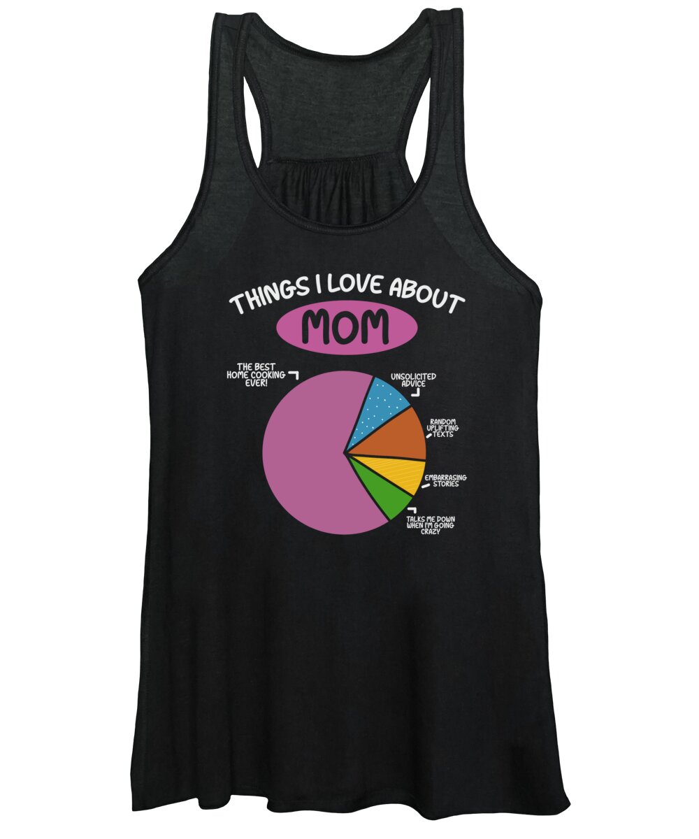 Mothers Day Women's Tank Top featuring the digital art Mom Love Mothers Day Mother Mommy Mama #7 by Toms Tee Store
