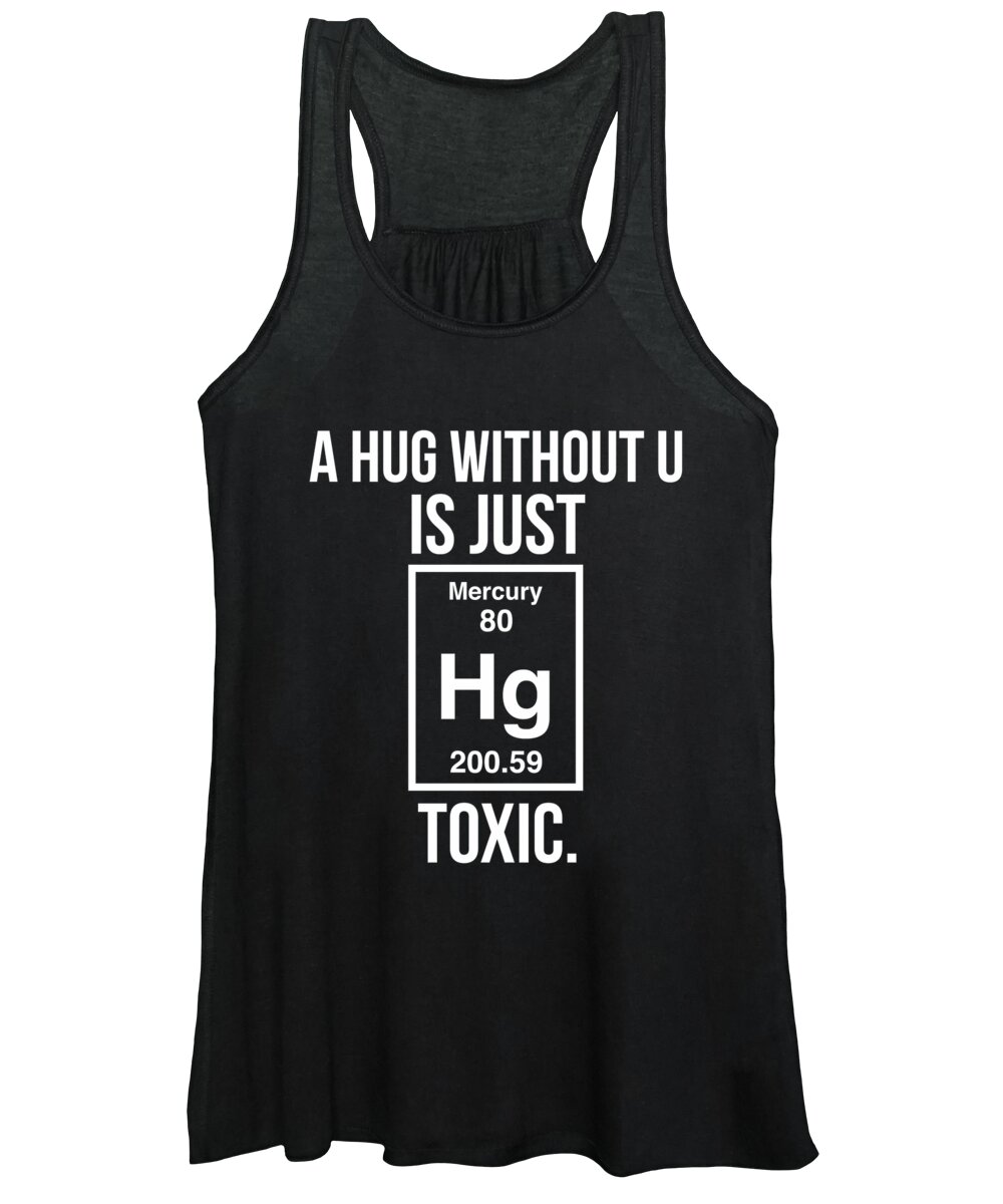 A Hug Without U Is Just Toxic Funny Chemical Element Drawing by