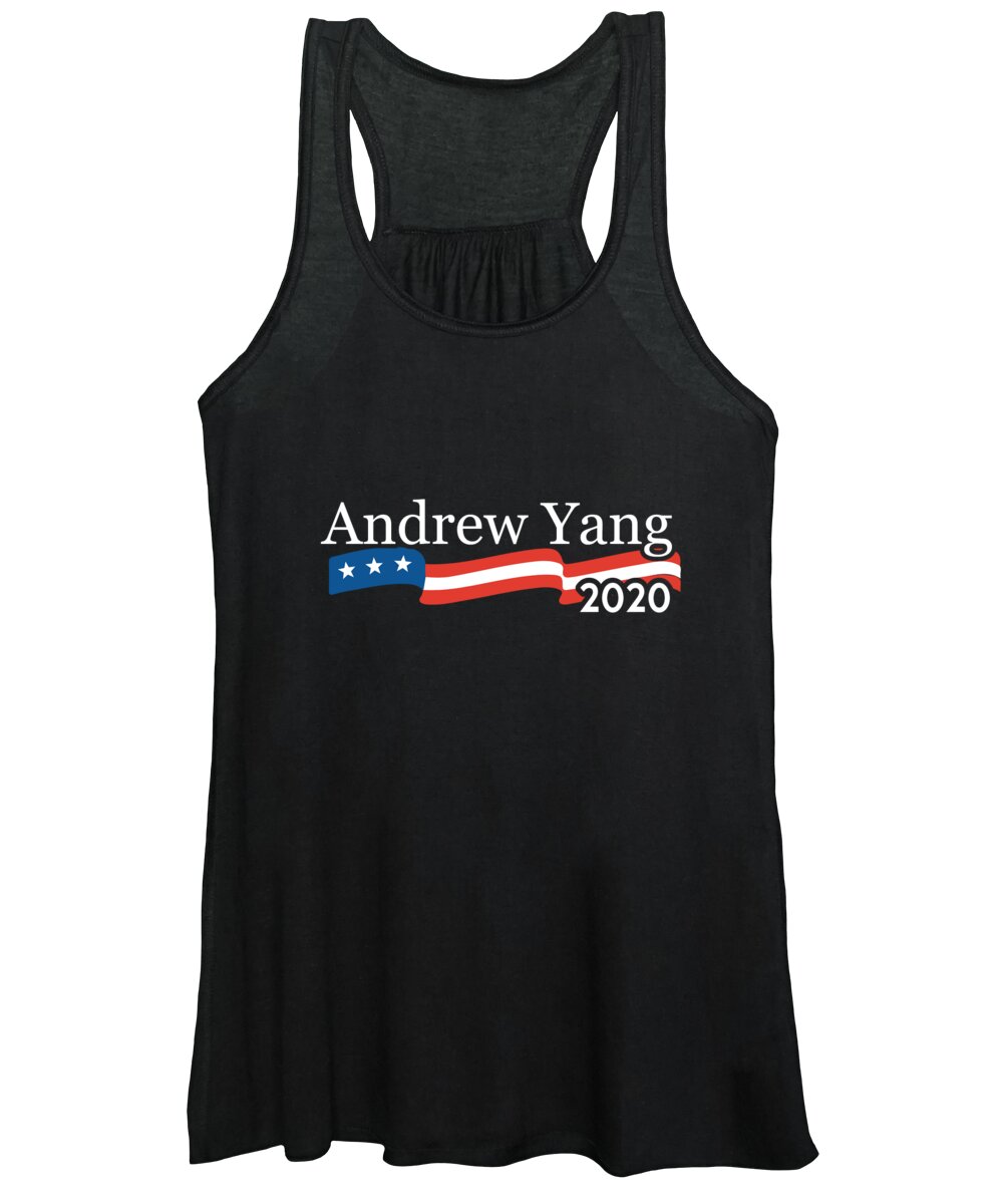 Progressive Women's Tank Top featuring the digital art Andrew Yang for President 2020 by Flippin Sweet Gear
