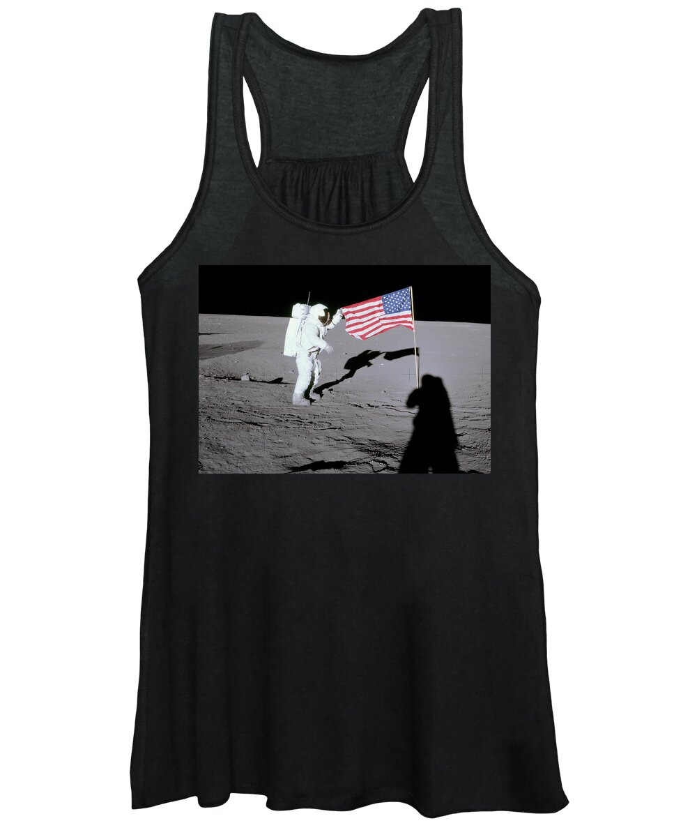 Nasa Women's Tank Top featuring the photograph Apollo 12 - 6896 by Larry Beat