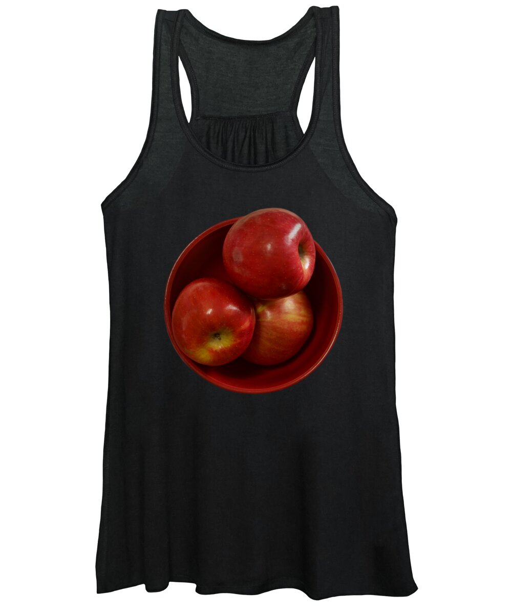 Fruit Women's Tank Top featuring the photograph Apple a Day - Transparent by Nikolyn McDonald