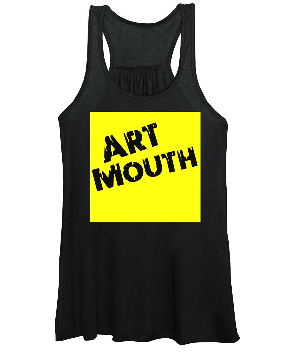  Women's Tank Top featuring the digital art Art Mouth by Tony Camm