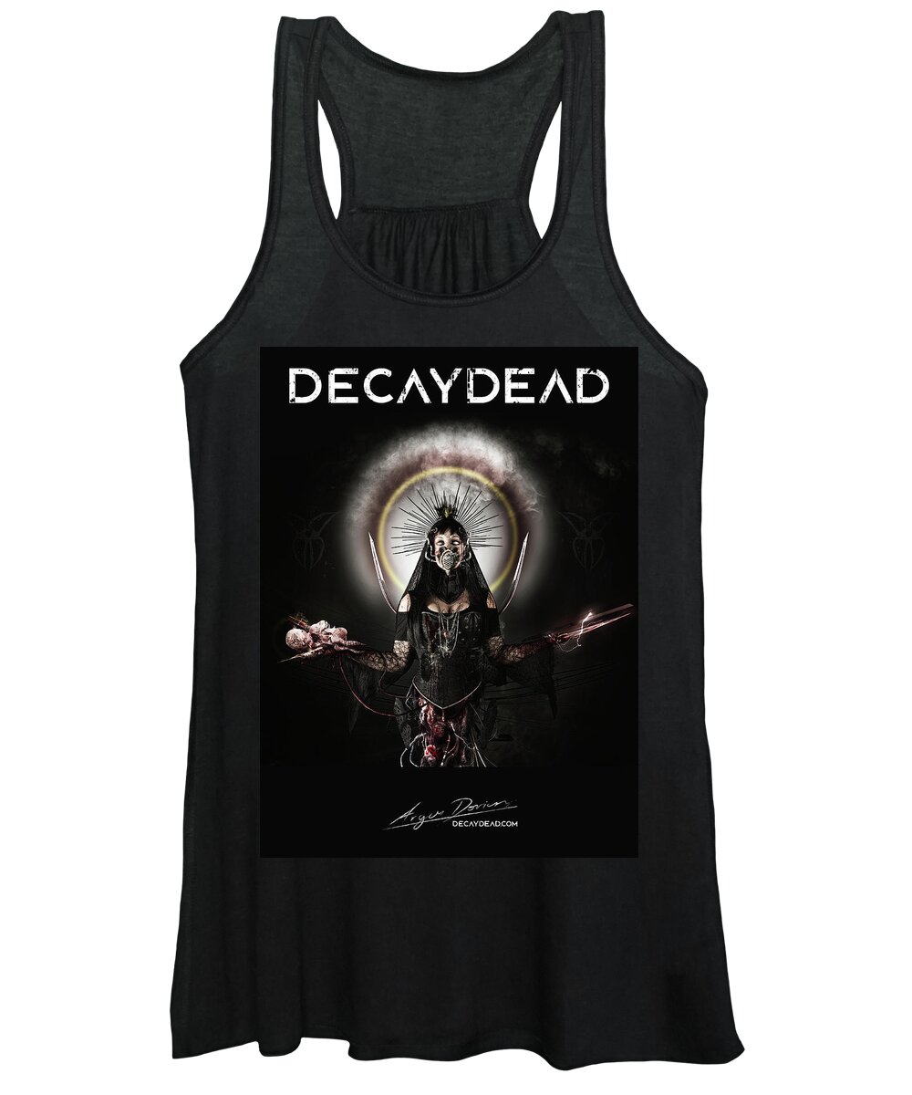 Argus Dorian Women's Tank Top featuring the digital art The Blind Mother by Argus Dorian