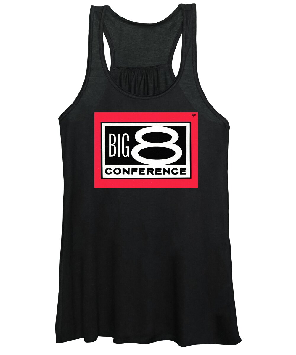 Big Eight Conference Women's Tank Top featuring the mixed media 1972 Big Eight Conference Art by Row One Brand