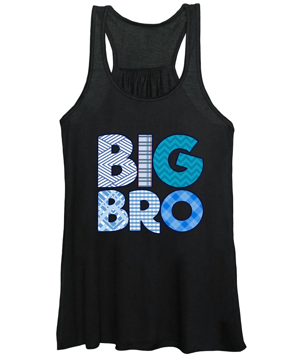 Funny Women's Tank Top featuring the digital art Big Bro Brother by Flippin Sweet Gear