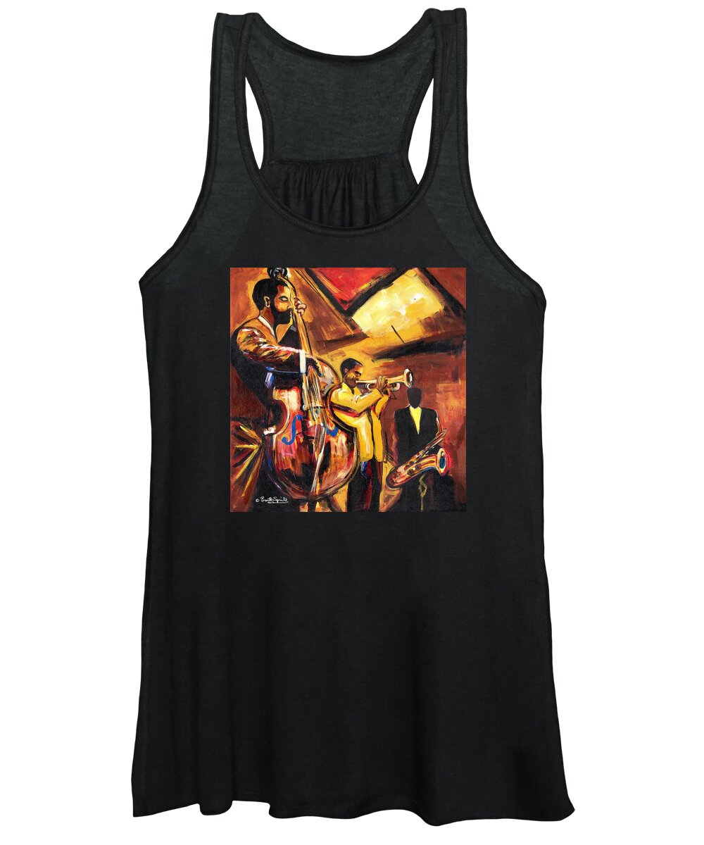 Everett Spruill Women's Tank Top featuring the painting Birth Of Cool by Everett Spruill