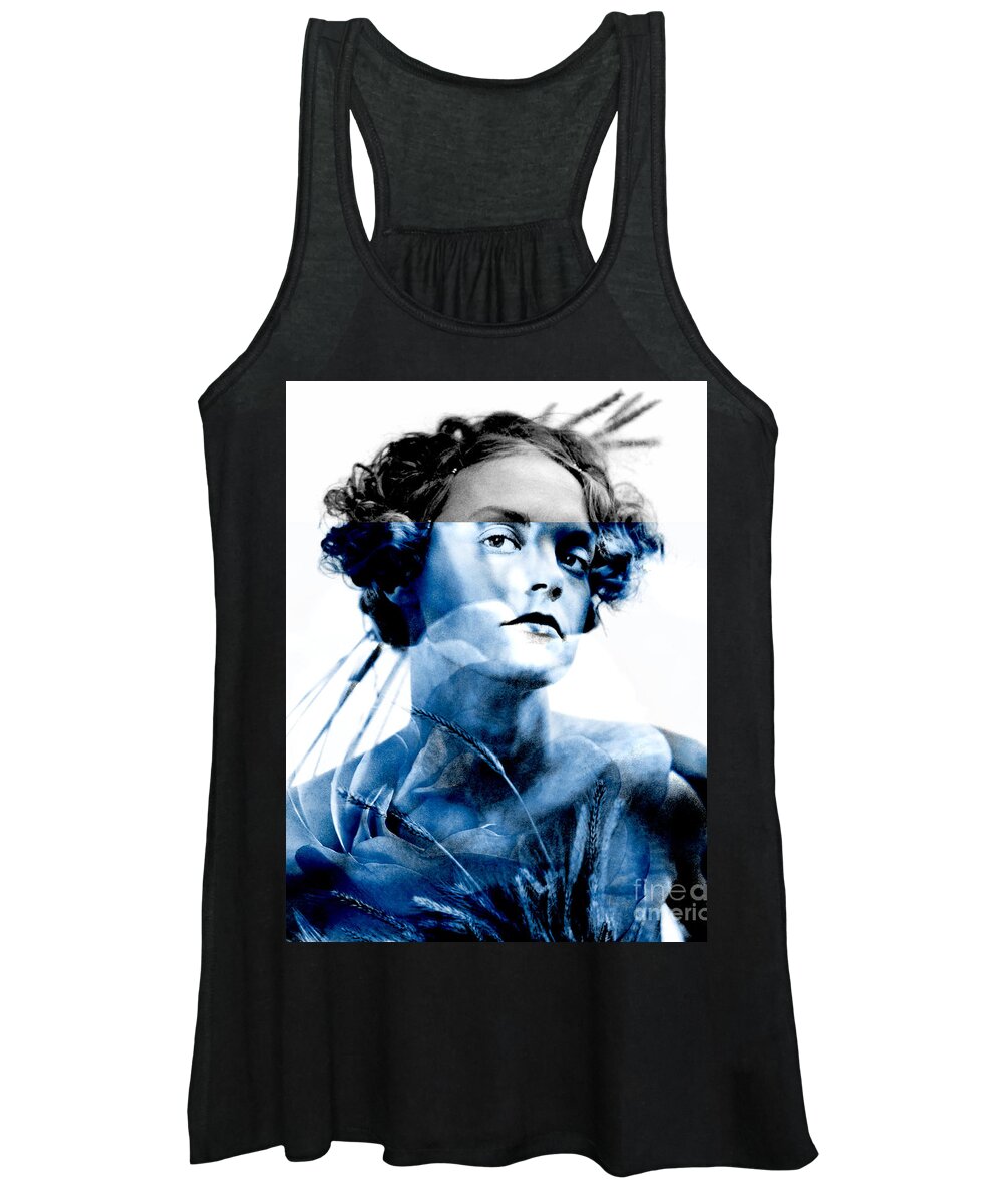 Blue Cocoon Women's Tank Top featuring the photograph Blue Cocoon by Silva Wischeropp