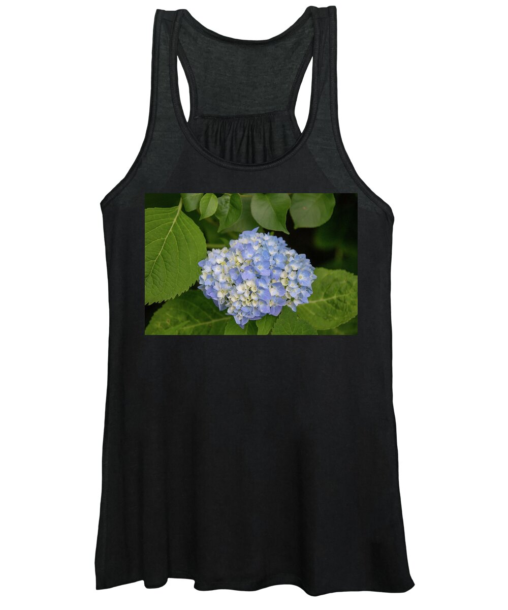 Flower Women's Tank Top featuring the photograph Blue Hydrangea by Matt Sexton