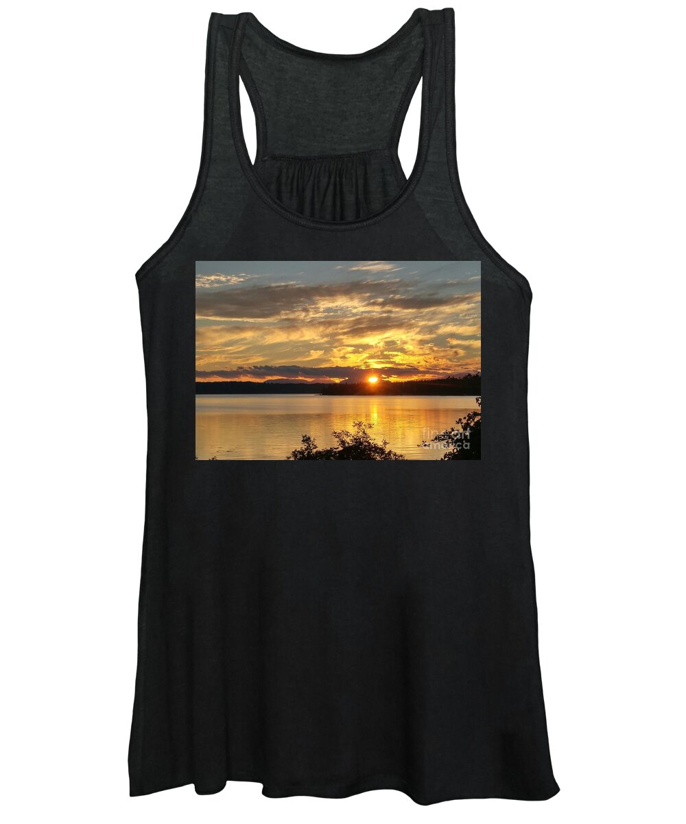 Brentwood Bay Women's Tank Top featuring the photograph Brentwood Beauty by Kimberly Furey