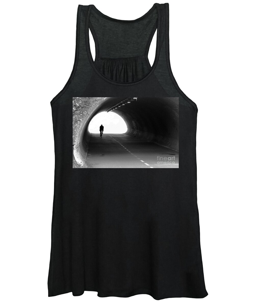 Cycling Women's Tank Top featuring the photograph Commute by Kimberly Furey