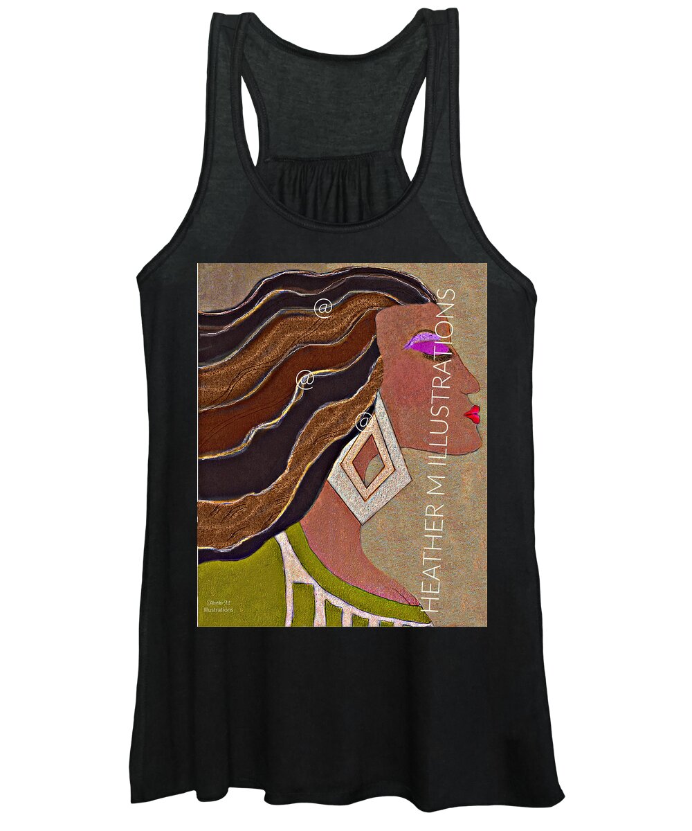 Dream Women's Tank Top featuring the mixed media Dream by Heather M Illustrations and Photography