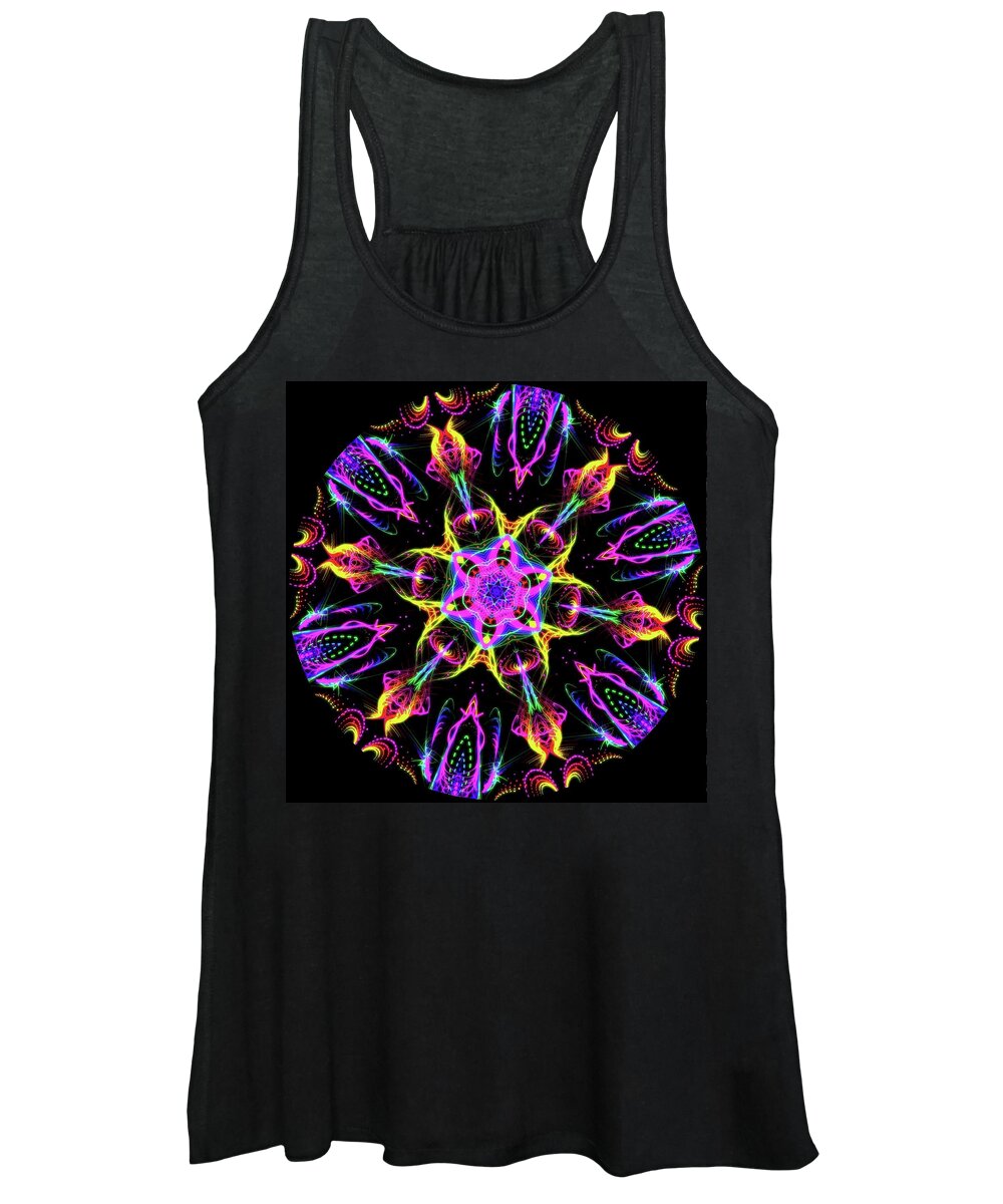 Celtic Women's Tank Top featuring the photograph Evangeline's Joy by Judy Kennedy