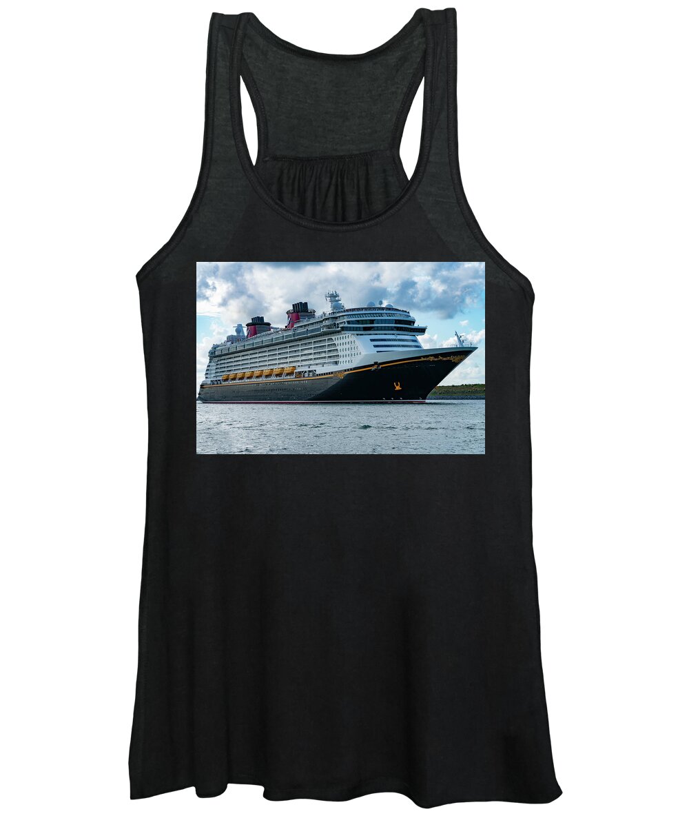 Ship Women's Tank Top featuring the photograph Fantasy Outbound by Todd Tucker