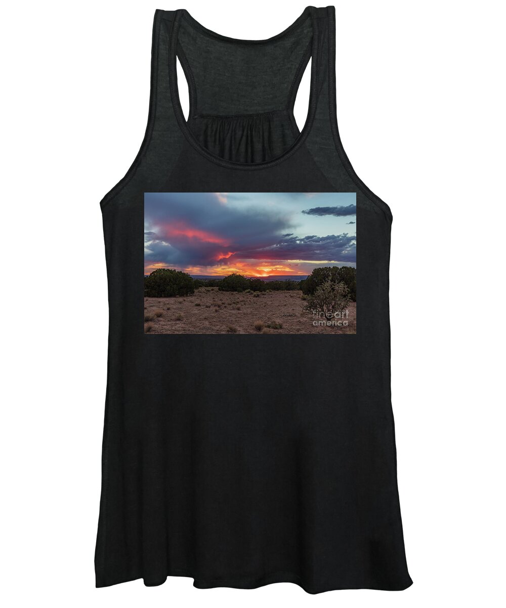 Landscape Women's Tank Top featuring the photograph Final Rays by Seth Betterly