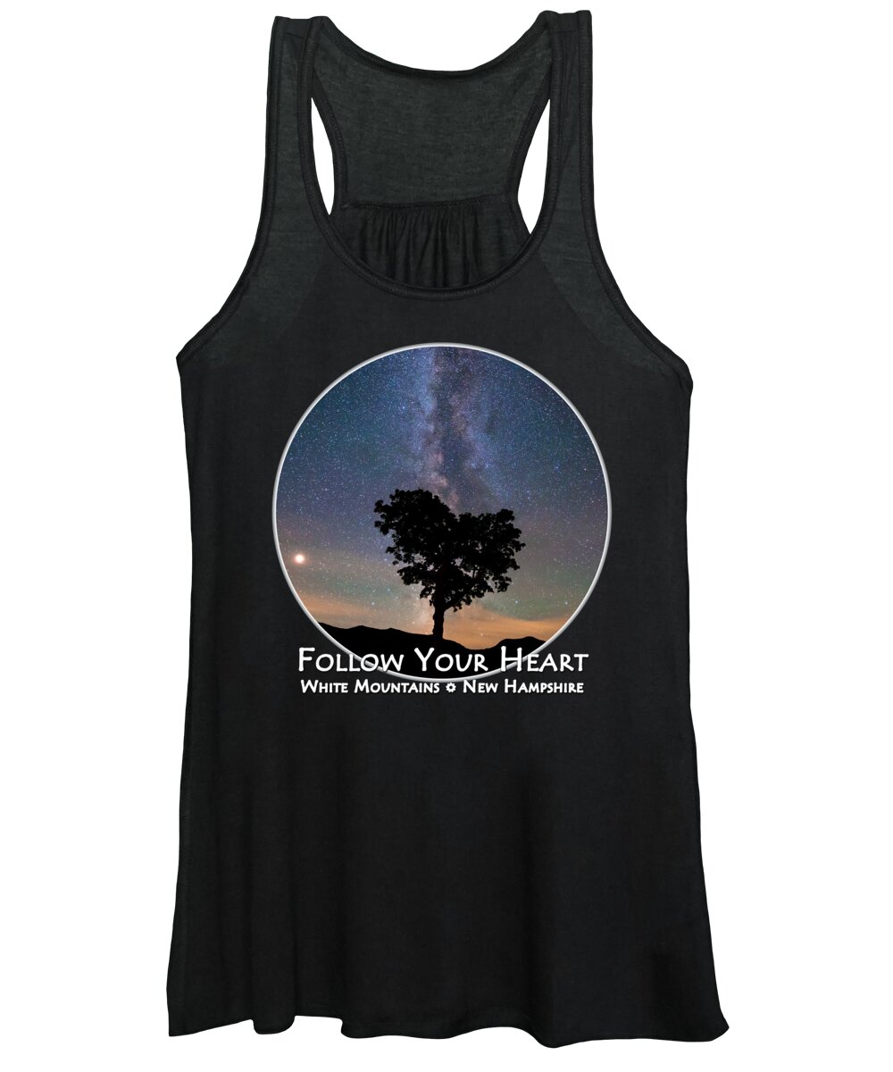 Follow Women's Tank Top featuring the photograph Follow Your Heart Cutout Background by White Mountain Images