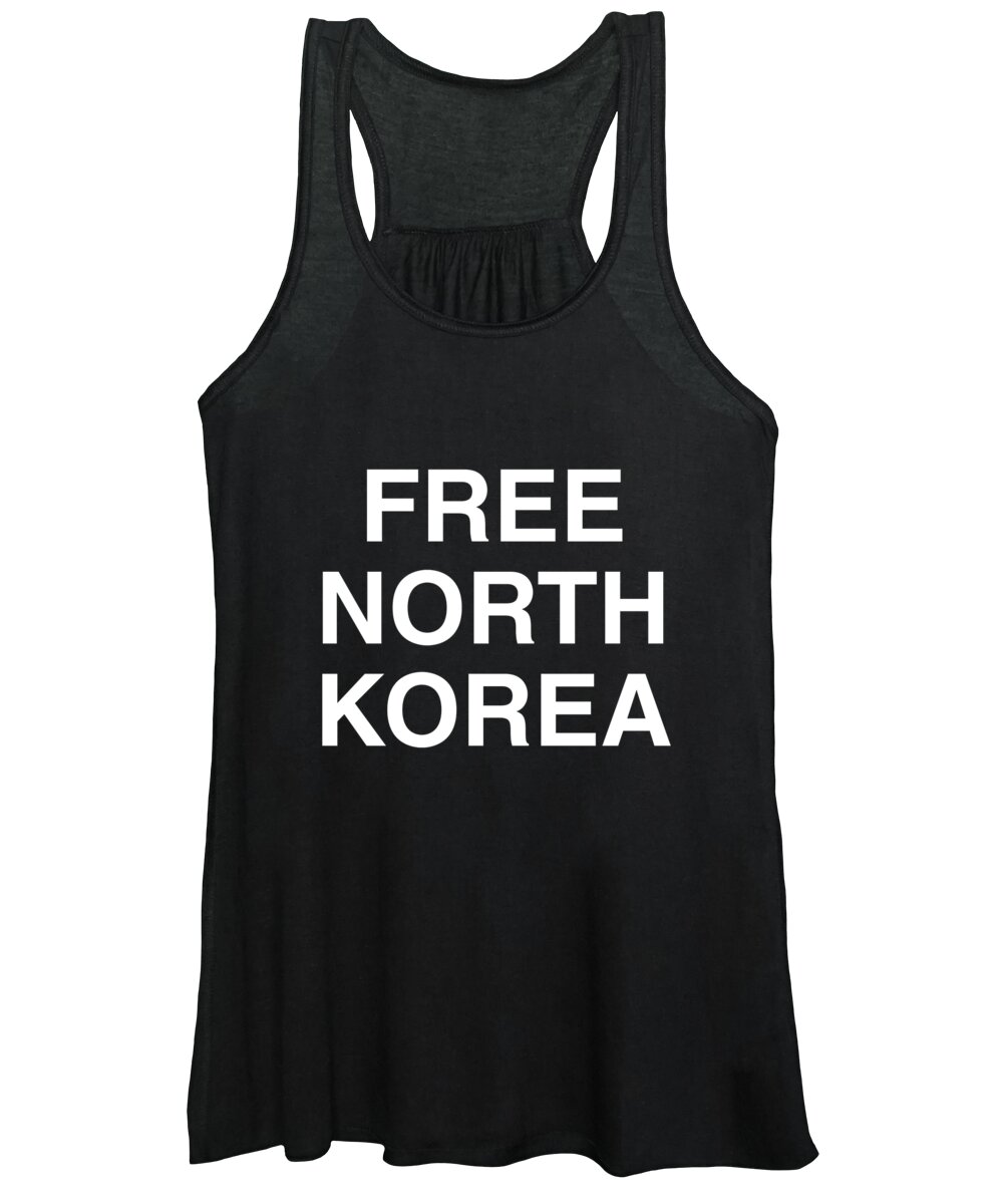 Fortolke at lege Tegne Free North Korea Women's Tank Top by Flippin Sweet Gear - Pixels