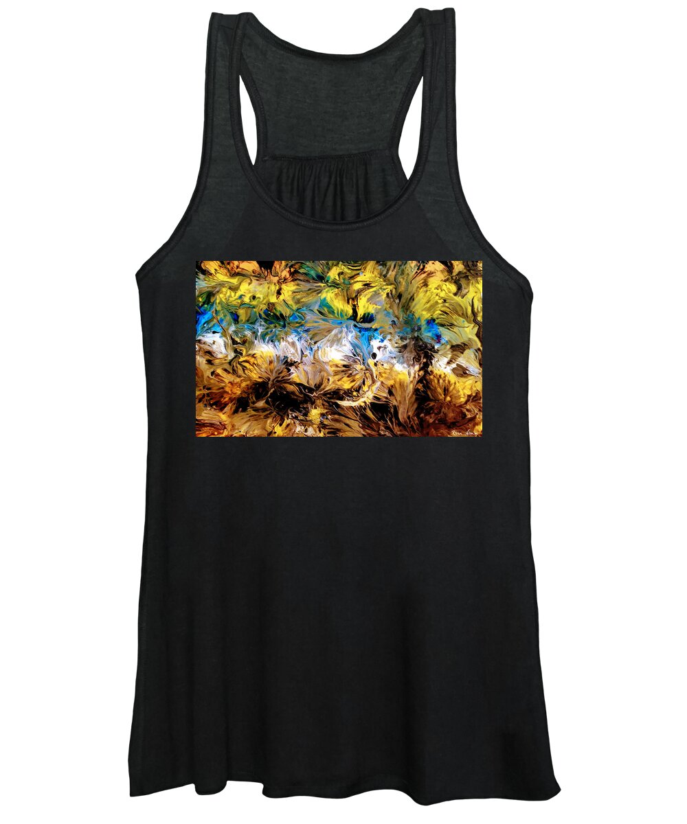  Women's Tank Top featuring the painting From Bloom to Doom by Rein Nomm