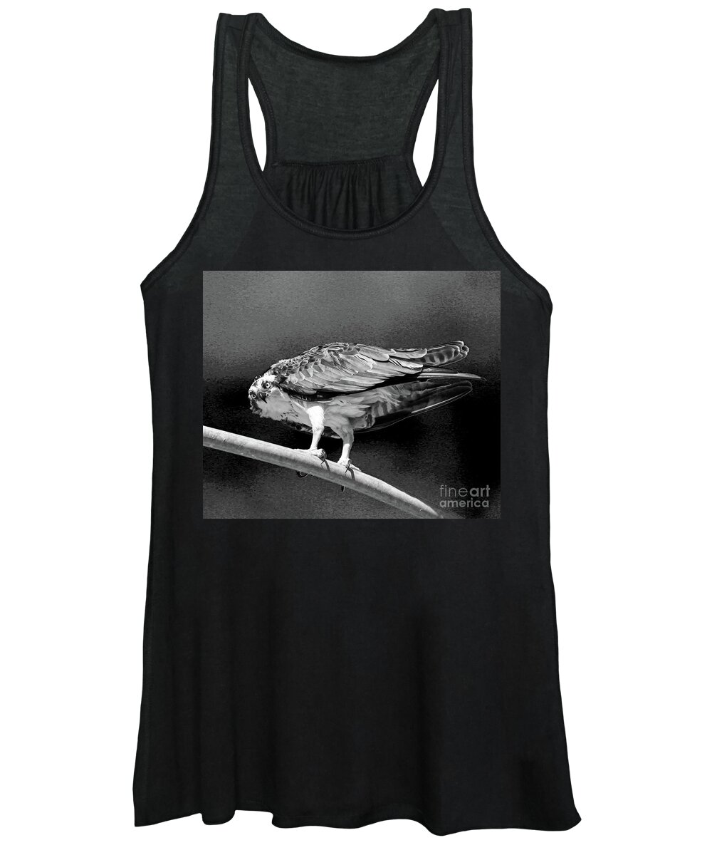 Osprey Women's Tank Top featuring the photograph Full Focus by Joanne Carey