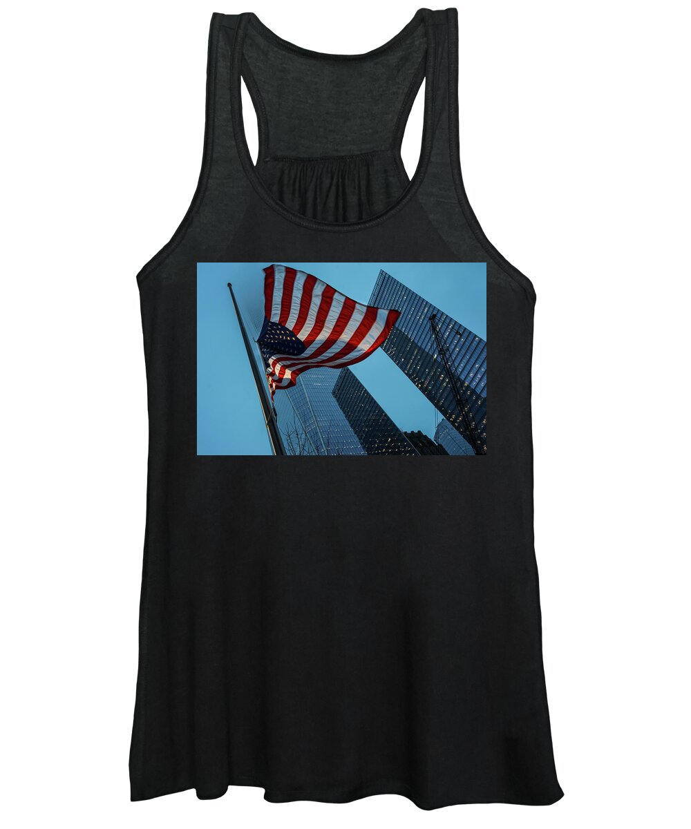 Us Women's Tank Top featuring the photograph Fulton Street New York by RC Studio