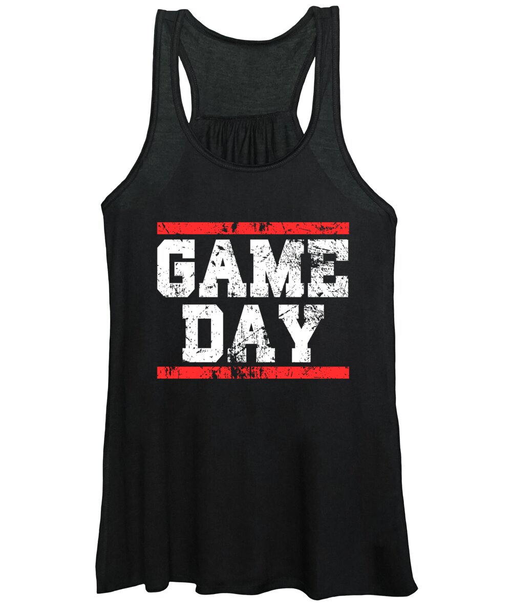 Tennis Women's Tank Top featuring the digital art Game Day Sports by Jacob Zelazny